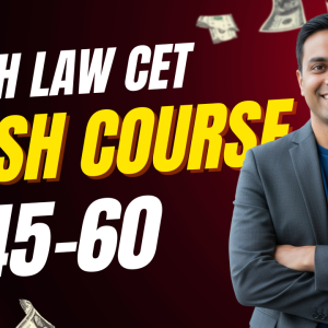 MH LAW CET Crash Course - 45 days - Video Lessons + 5k Question Bank + 10 Mocks + Online Notes