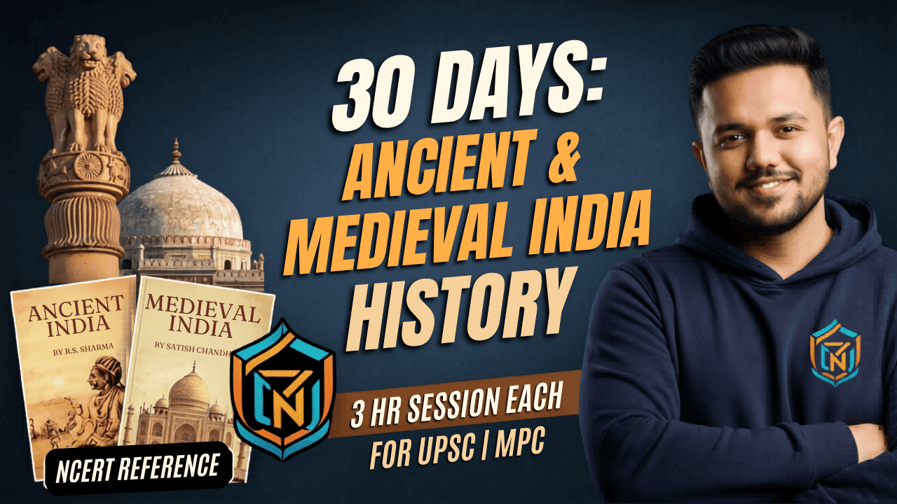 HISTORY 360°: Ancient & Medieval India Masterclass for UPSC & MPSC